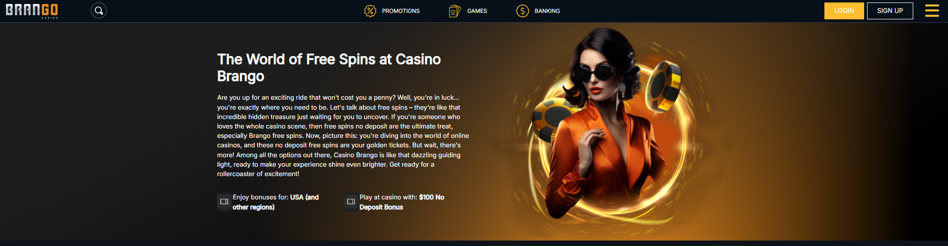 free spins Brango Casino Canada